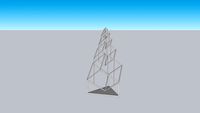 Preliminary Golden Section Tensegrity Model