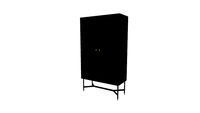95648_Kabinet Isa 2drs - donker grijs