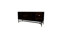 95644_TV meubel Isa 2drs - donker grijs