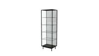 Theca Display cabinet in Bianco Carrara Plissé