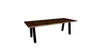 Table TORONTO en douglas naturel - pieds non parallèles 8x8