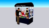 Carro de Venta - Street Kiosko CVS-01A