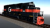 EMD GP40 - Pan Am Railways - MEC 306