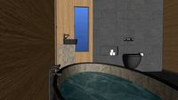 Reflected Bathroom/Sauna