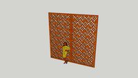 Jaali Wooden Pattern