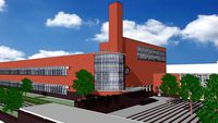 V1.0 Handelsdagschool, Kapelstraat, Hilversum 1931 (unbuilt)
