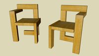 Steltman chair. Rietveld
