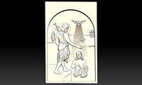 ST John The Baptism of Jesus 3d model cnc  | 3D