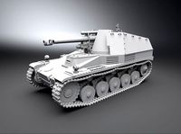 SdKfz 124 Wespe Scale model | 3D