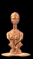 Afro Woman Statue | 3D