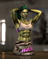 She-Hulk Bust - Gina Carano | 3D