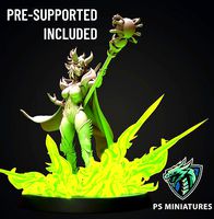 Drow Sorceress Elite Pose 3 | 3D