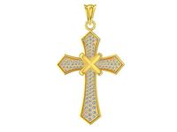 diamond cross pendant 2717 | 3D