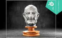 Lyndon B Johnson caricature STL | 3D