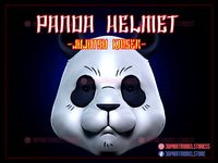 Jujutsu Kaisen Panda Helmet | 3D