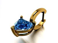 Earring heart   431 | 3D