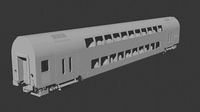 H0 1-87 scale Doppelstockwagen DBpza 781 | 3D