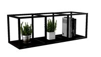 Conessi - Nicho Triplo Horizontal Prateleiras