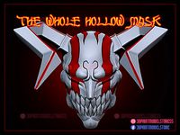 Bleach The Whole Hollow Mask - Ichigo Hollow Mask | 3D