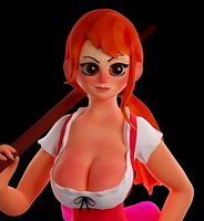 One piece - Nami whole cake | 3D