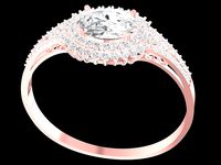 asian diamond bangle 2594 | 3D