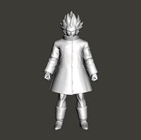 Vegeta SAB Jacket 3D Model | 3D