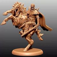 Haunted Horseman 3D Model for 3D Printed CNC Router Engraving | 3D