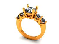 5 stone ring  391 | 3D