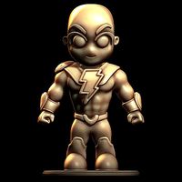 Dwayne Johnson Black Adam The Rock  | 3D