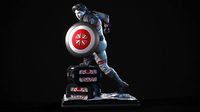 Captain Carter statue | 3D