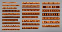 Decorative molding 9-17mm width set
