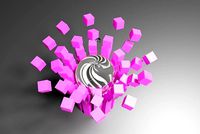 animated relaxing ball drop