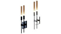 Wands 2-Arm Sconce by Robert Sonneman