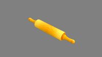 Cartoon kitchenware - rolling pin