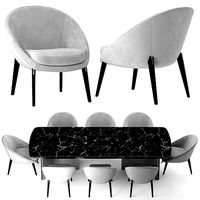 Minotti Lido chair table Marvin 2021 collection