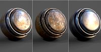 Substance Painter old used metals smart material pack