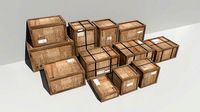 Old Wooden Cargo Crates 2