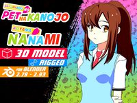 Aoyama Nanami - Sakurasou no Pet Anime - Model 3D