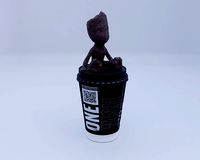 Groot Lowpoly isometric