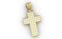 cross with diamonds