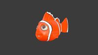 small nemo fish made in blender