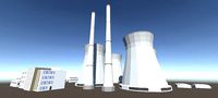 Stylized Nuclear Power Plant