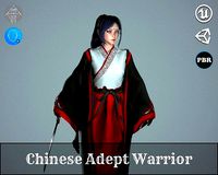 Chinese Adept Warrior - Game Ready