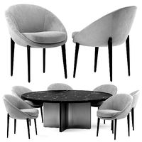 Minotti Lido chair table Marvin 2021 collection