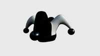 Jester Hat 08 Black White - Character Fashion Design
