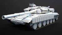 Tank T-64 BV High-Poly
