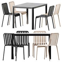 La Table by Arrmet and Palissade Chair by Hay