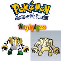 Amazing Pokemon Regigigas Cookie Cutter Stamp Cake Decorating