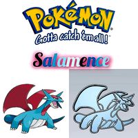 Amazing Pokemon Salamence Cookie Cutter Stamp Cake Decorating