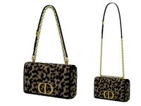 DIOR Caro Bag Brown Fabric